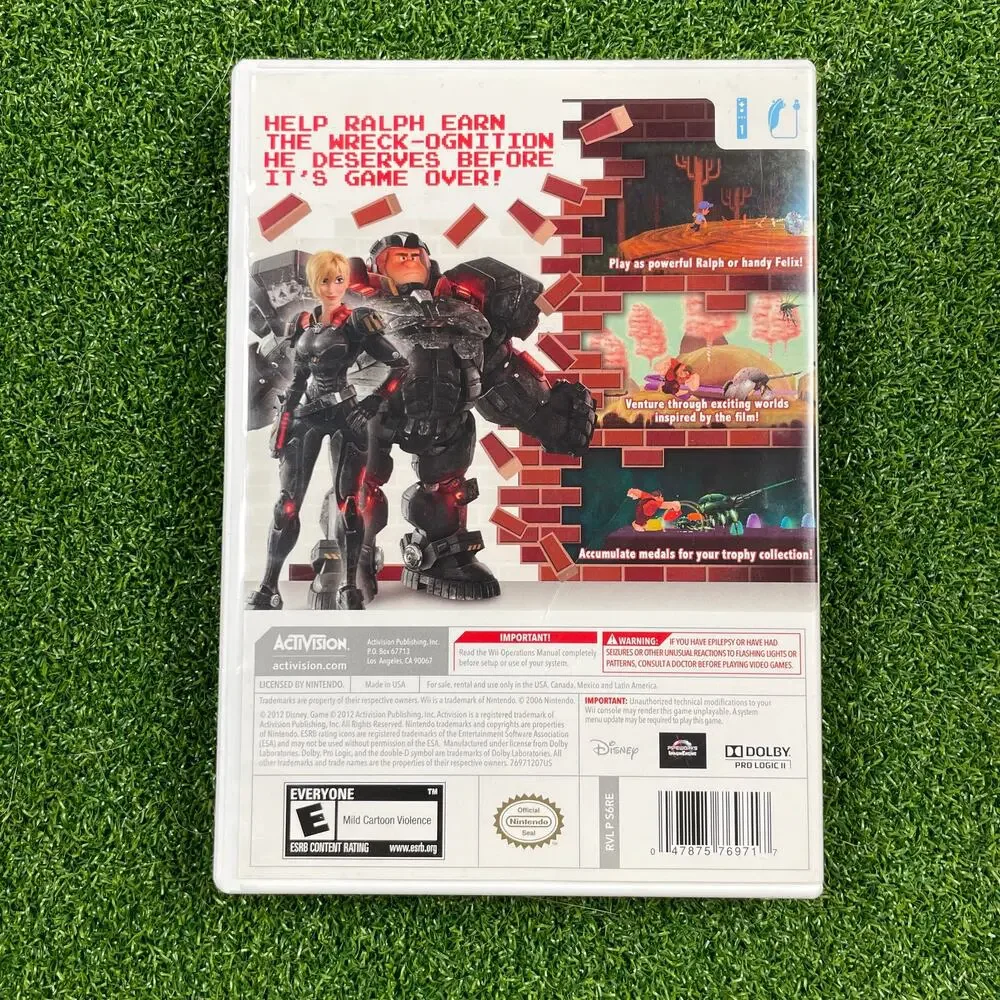 Wreck-it Ralph (Nintendo Wii, 2012) Complete CIB